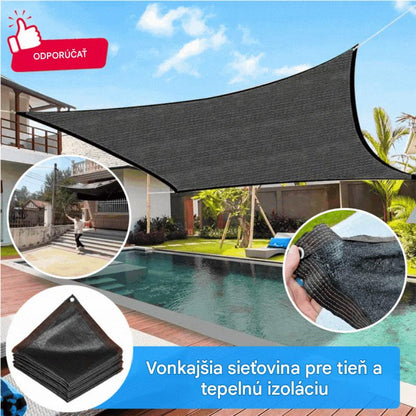 【2*5M】Vonkajšia tieňová a tepelnoizolačná sieťovina