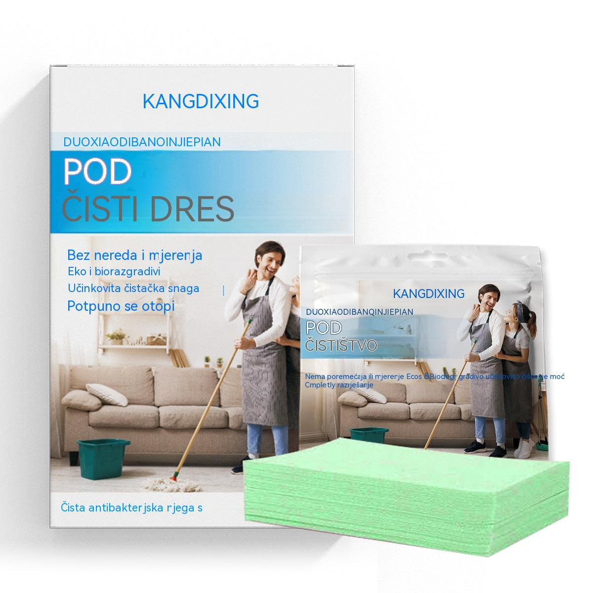 🧹✨ 【4 pakiranja - 240 tableta】Antibakterijske i dezodorirajuće višenamjenske tablete za čišćenje | Pogodne za drvene podove, laminat, pločice i zidove kamp-kućice