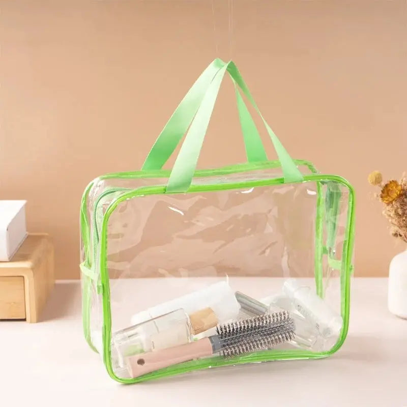 Compra 1 y llévate 1 gratis. Bolsa de almacenamiento de PVC transparente.