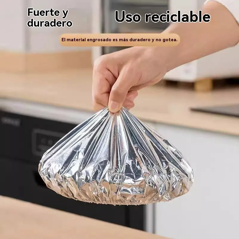 🔥🔥【50piezas】🍎🔥 Cubierta térmica de papel de aluminio apto para alimentos