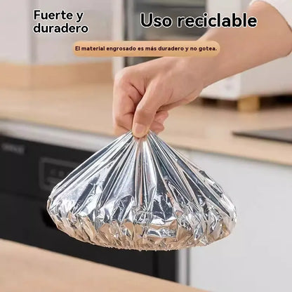 🔥🔥【50piezas】🍎🔥 Cubierta térmica de papel de aluminio apto para alimentos