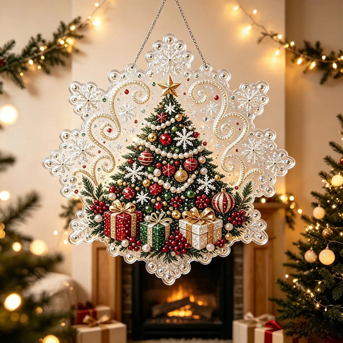 ⏰🎁Set božićnih ukrasa za slikanje dijamantima