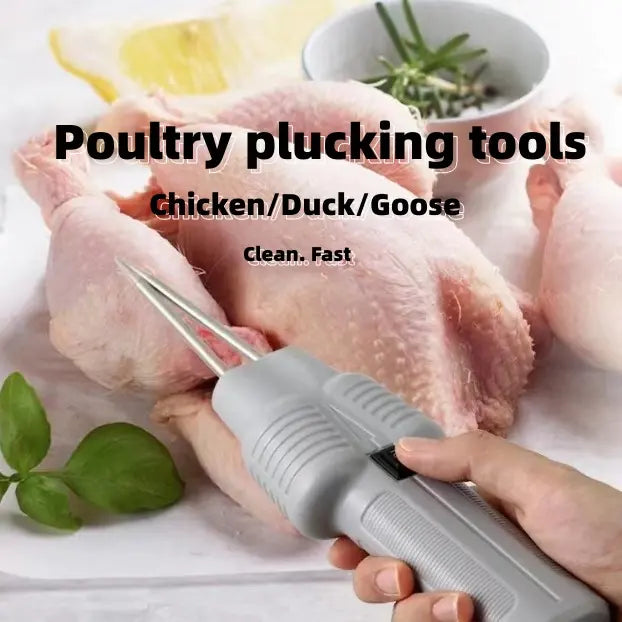 🐓🦆Prijenosni električni uređaj za čupanje peradi (piletine, pataka, gusaka) – USB punjenje
