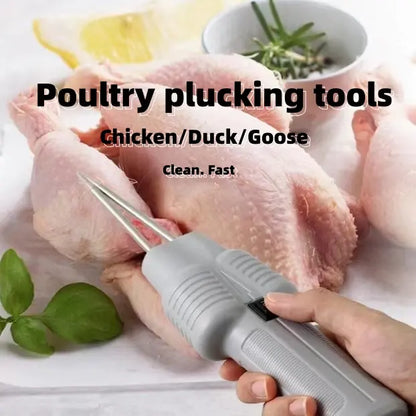 🐓🦆Prijenosni električni uređaj za čupanje peradi (piletine, pataka, gusaka) – USB punjenje