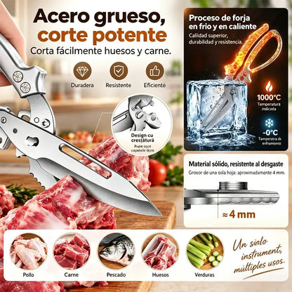 ✂️🦴Tijeras de cocina multifuncionales de alta resistencia