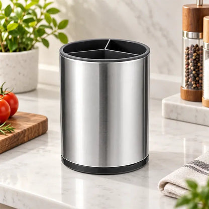 Caja de almacenamiento giratoria de 360 grados para utensilios de cocina