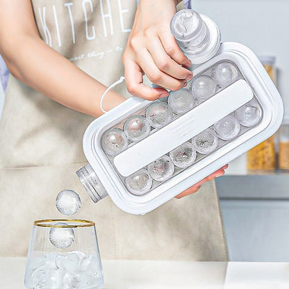 🎁🎁Botella para hacer esferas de hielo con molde integrado, apta para uso alimentario