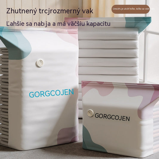 🧳 5 kusov za 23 eur 💨 Veľké, stlačiteľné vákuové úložné vrecko: nevyžaduje pumpičku, je nepriepustné a ideálne na úsporu miesta v kufri a doma ✈️