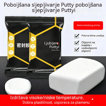 【10 komada za 24 €】🔧 Bijeli vodootporni kit za brtvljenje – Popravlja rupe, zidove i cijevi klima uređaja 💧🏠