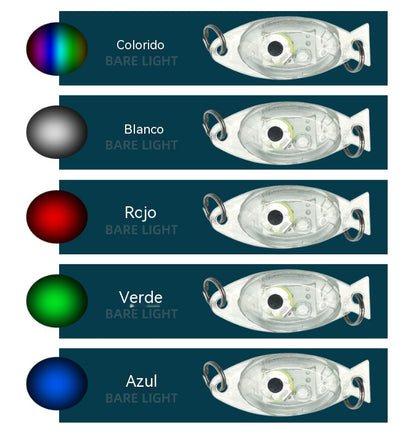 5 artículos 29€- 🎣💡 Luz subacuática para atraer peces: luz de alta intensidad y 5 colores para la pesca nocturna.