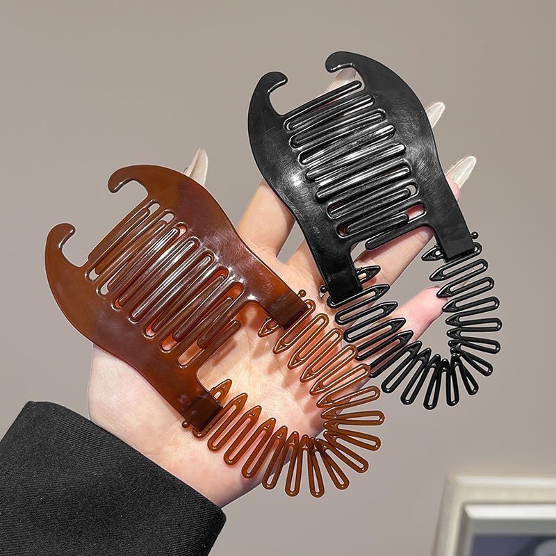 [¡Compra 2 y llévate 2 gratis!] 4 piezas por solo 20 euros 🌸🌸 Pinzas para el cabello flexibles con forma de plátano que se pueden sujetar fácilmente