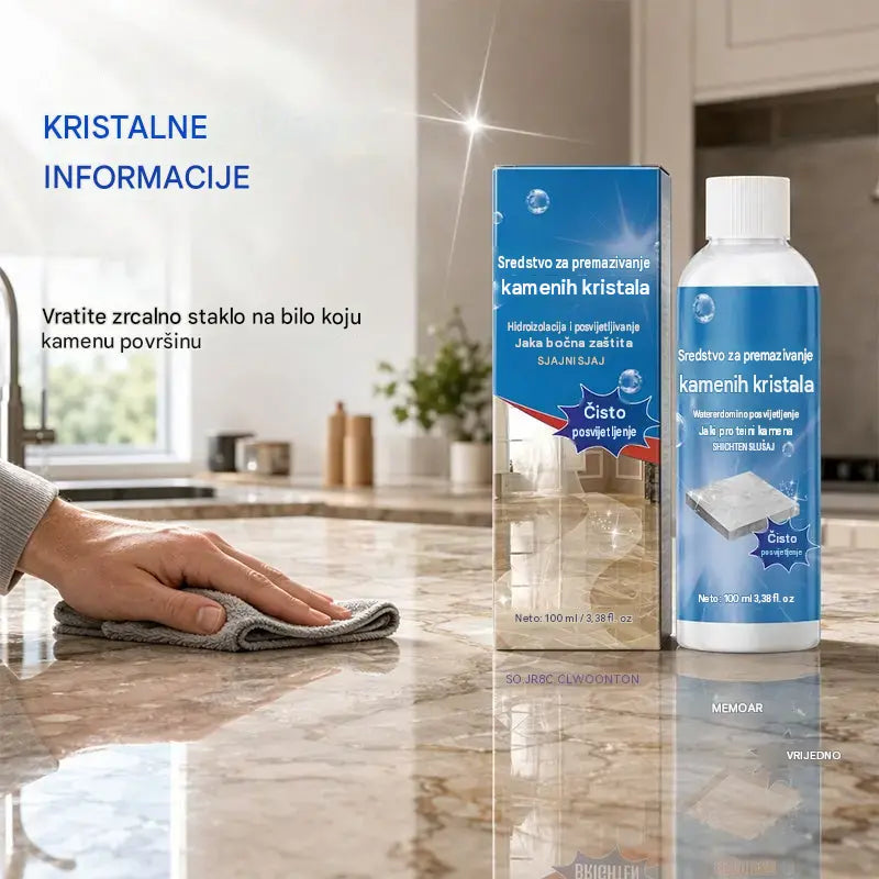 ✨ Sredstvo za čišćenje i poliranje mramora – Nježno čisti, pojačava sjaj te štiti i zatvara kamen ✨
