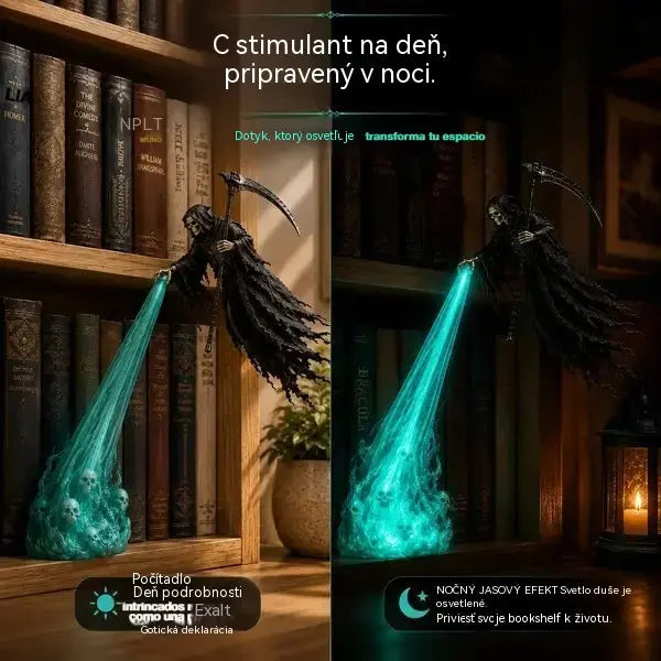 🎃🔥 3D dekoratívne anjelské LED svetlo | Fantasy svietiaca dekorácia police