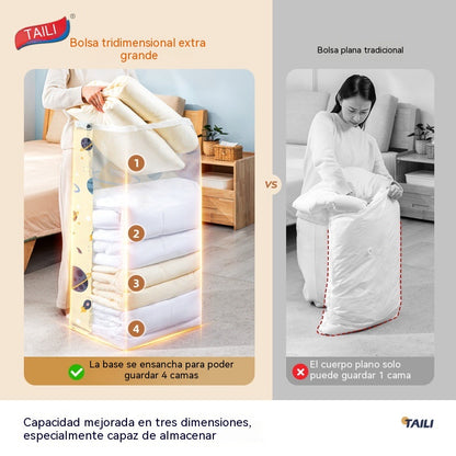 😆😆Bolsas de almacenamiento de compresión al vacío para ropa y ropa de cama.