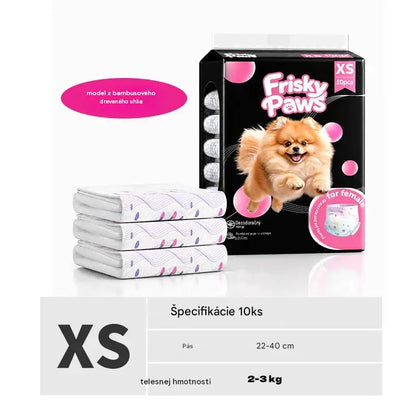 🐶 1 balenie po 10 kusov💧 Jednorazové plienky pre domáce zvieratá: super savé, priedušné a pohodlné, udržia vášho psa alebo mačku v suchu a šťastí 🐱✨