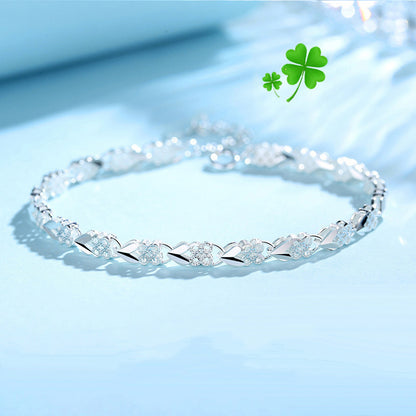 ✨🛒【Compre 1 y obtenga 1 gratis】2 piezas por 26 euros💖Nueva y moderna pulsera de plata de ley 925 para mujer🍀