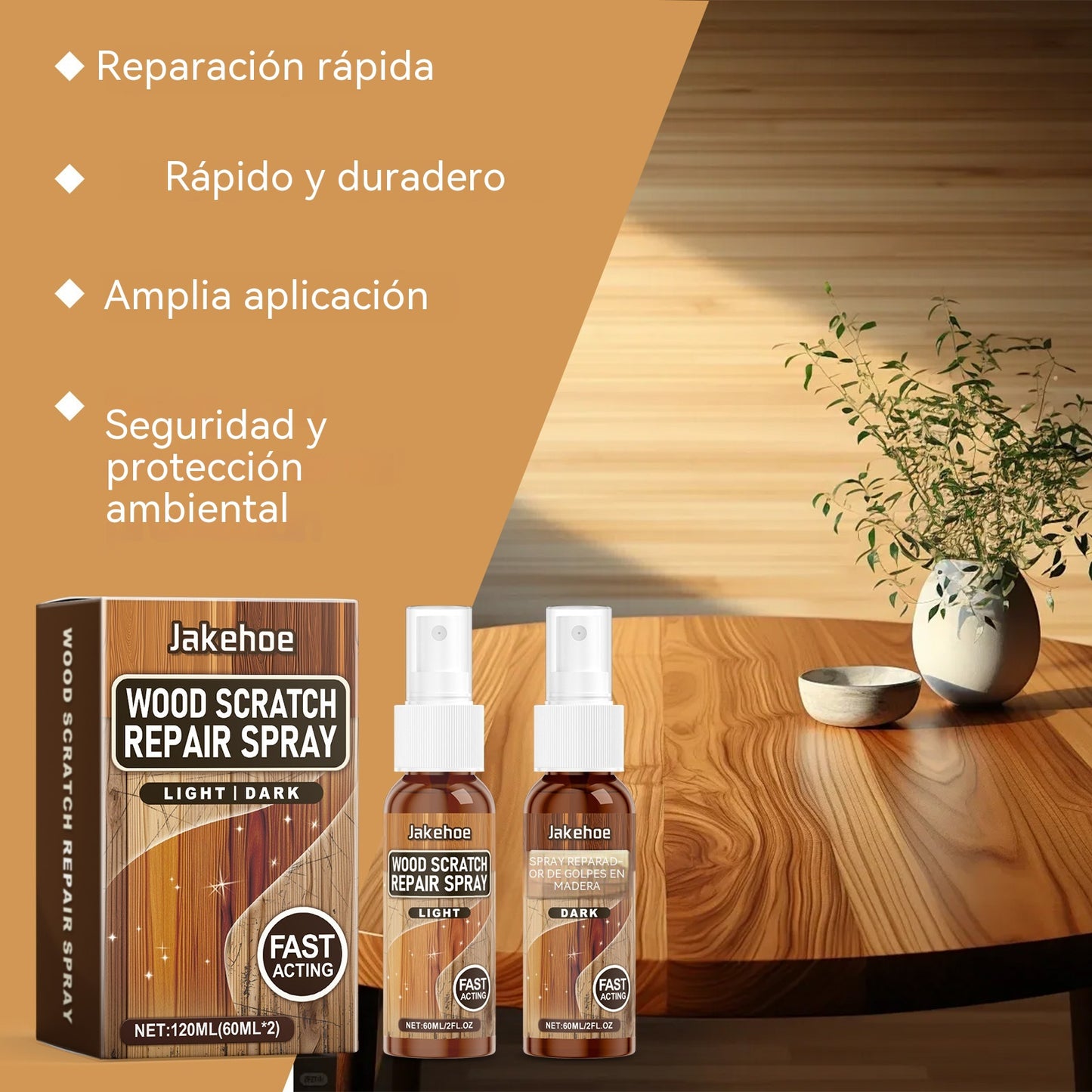 🌟Compra 1 y llévate 1 gratis🌳 Limpiador y abrillantador para suelos de madera