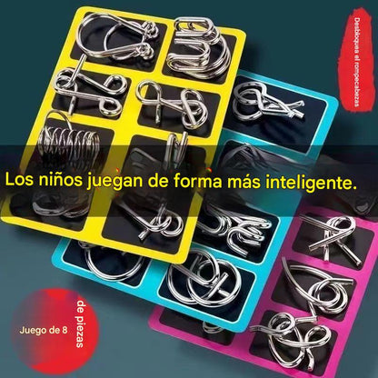 30%OFF【Compre 3 juegos y obtenga 3 juegos gratis】Juguetes educativos para niños, hebilla de inteligencia