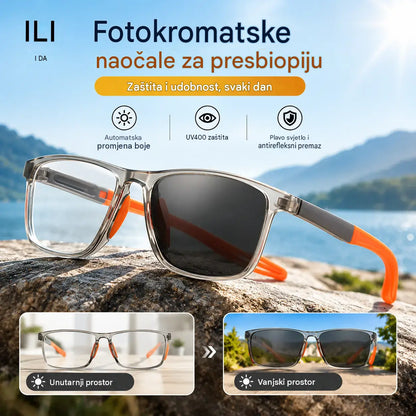 🕶️Fotokromatske, ultra lagane naočale za čitanje visoke rezolucije, posebno dizajnirane za starije osobe.