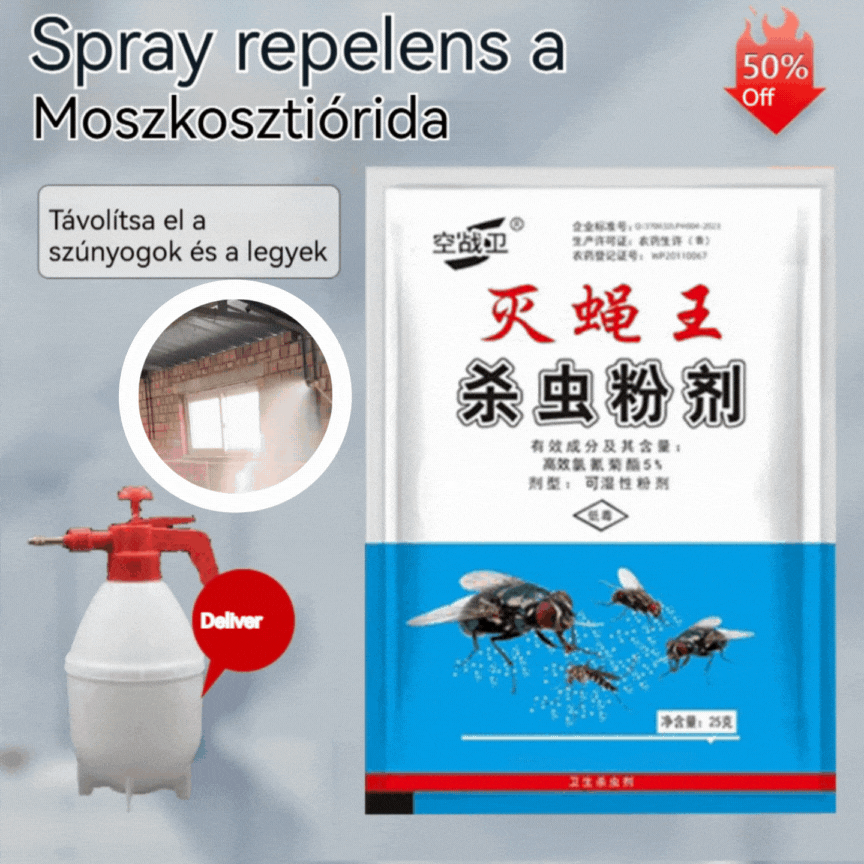 🦟Kifejezetten szúnyogok és legyek irtására tervezték a farmokon, egy csomag elpusztítja a bolhákat/szöcskéket/csótányokat/legyeket/szúnyogokat!