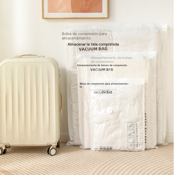 5 artículos por 27 euros-💨 【60×80cm】Bolsa de almacenamiento al vacío grande y compresible: no requiere bomba, es a prueba de fugas e ideal para ahorrar espacio en maletas y en casa ✈️