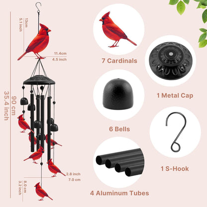 🎁🎁Nuevos móviles de viento de metal con diseños de colibríes, mariposas y libélulas.