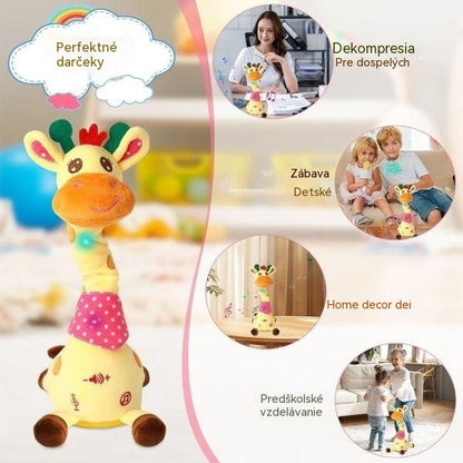 🦒👼Interaktívna plyšová žirafa, 🎵roztomilý malý spoločník, ktorý si s vami bude spievať.