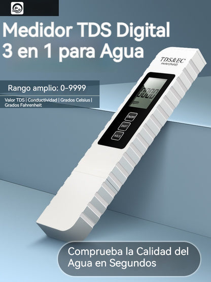 2 piezas 25 €💧Compra 1 y recibe 1 gratis🔍 Medidor TDS Digital 3 en 1 para Agua – Comprueba la Calidad del Agua en Segundos ✨