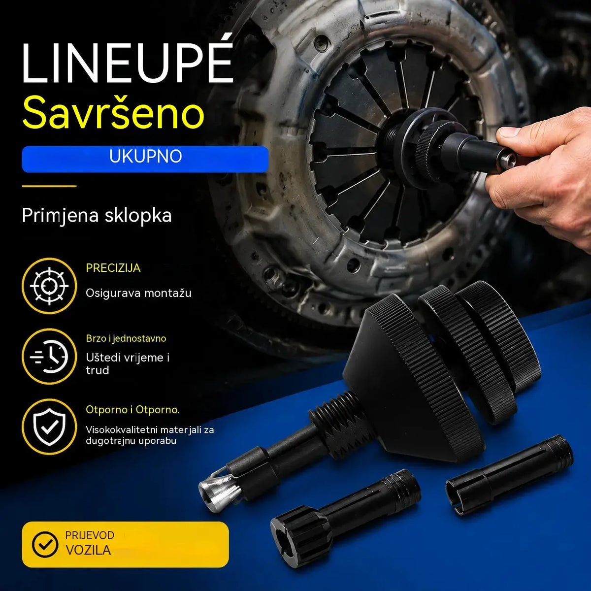 🔧 Alat za poravnanje spojke automobila | Brža i preciznija ugradnja