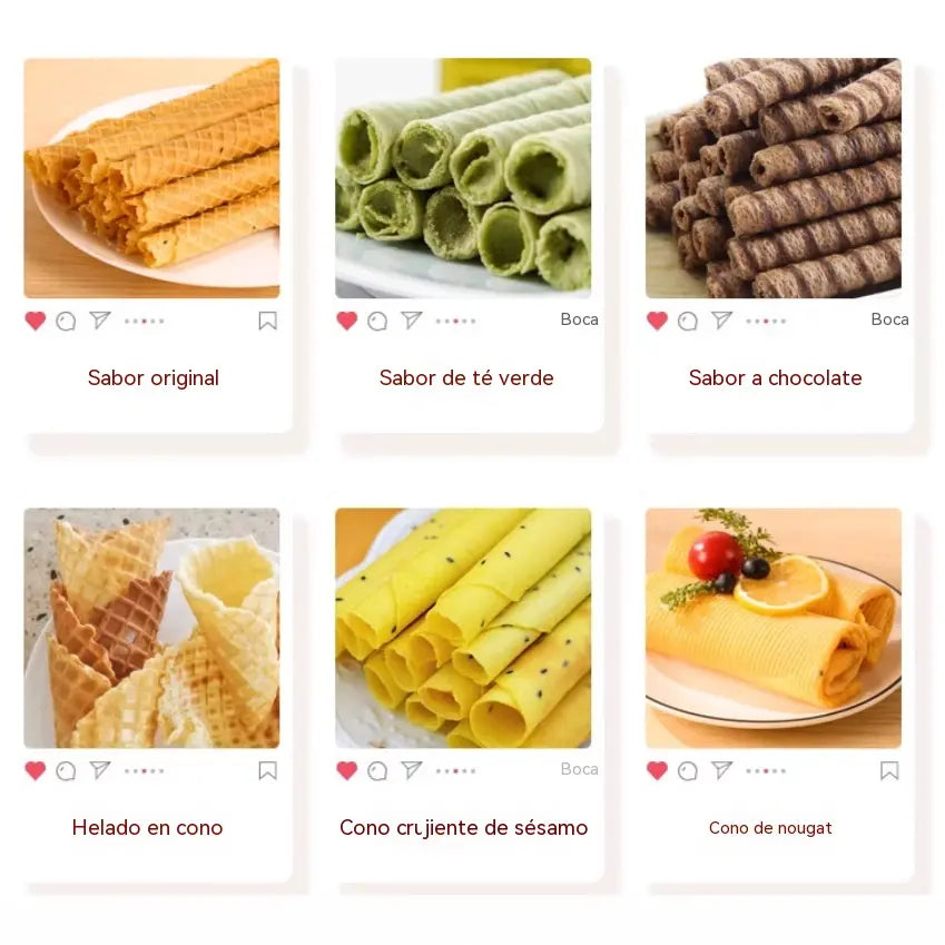 🔥 Sartén antiadherente versátil: ¡perfecta para preparar tortitas, filetes y conos para helado! 🥞🥩🍦