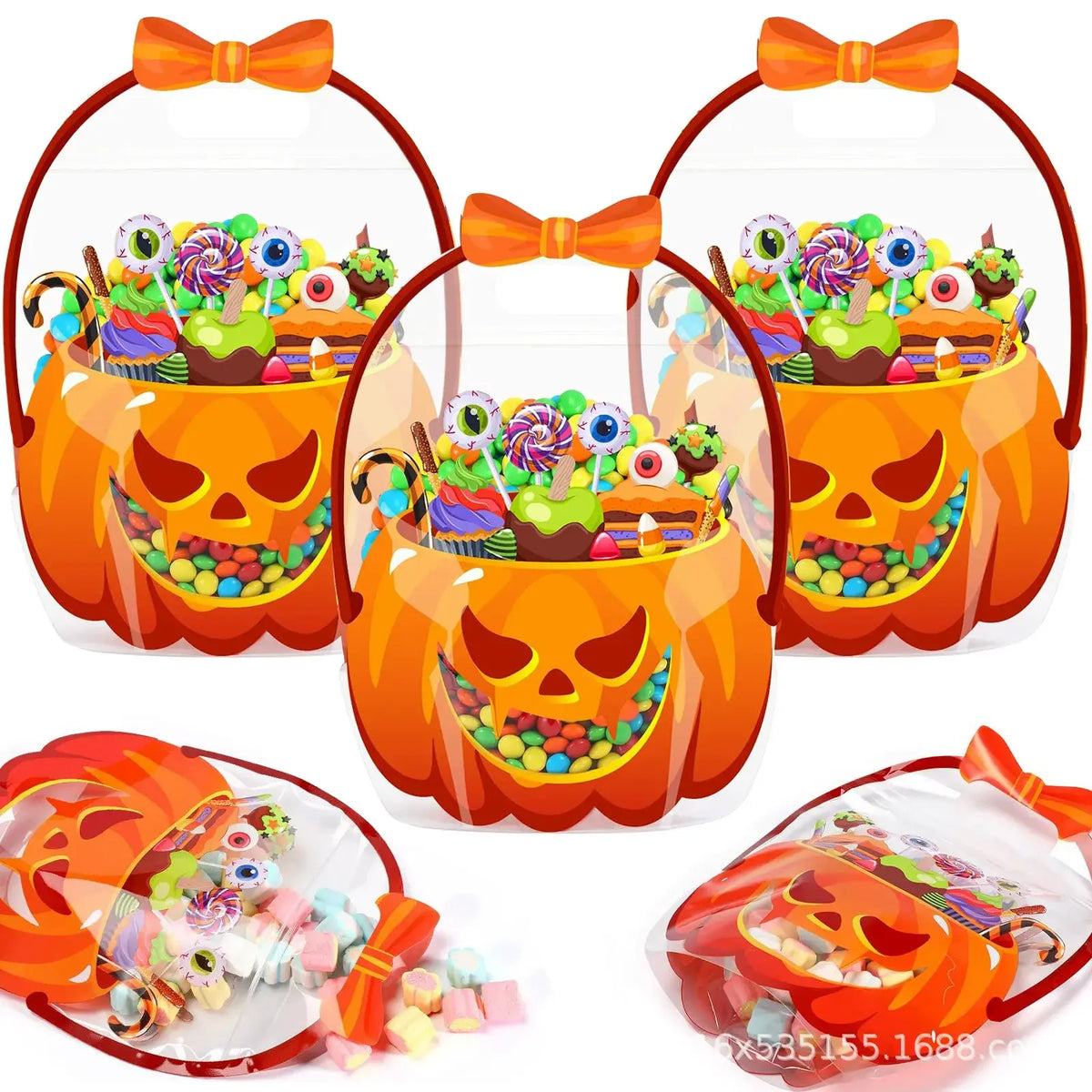 🎃🎃Bolsas para guardar aperitivos de fiestas de Halloween, ideales para aulas, cumpleaños, estudiantes, profesores y vecinos.