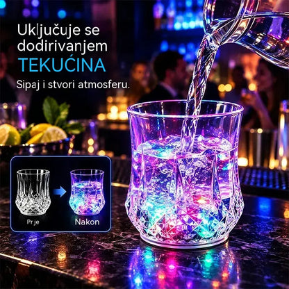 ✨💎LED set kristalnih čaša koji svijetli kada su izloženi tekućini🥂