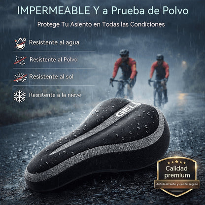 Cojín de silicona para asiento de bicicleta: máxima comodidad y protección integral.