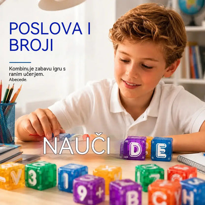 📢📢Vremenski ograničena ponuda, iskoristite 40% popusta! 【40 građevinskih blokova + kutija za pohranu】⏰Dječji magnetski građevinski blokovi sa slovima i brojevima