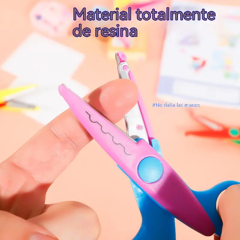 🥰 【Set od 6 komada】Samo 22 eura✂️🌈Sigurnosne škare za djecu (za kreativne projekte)