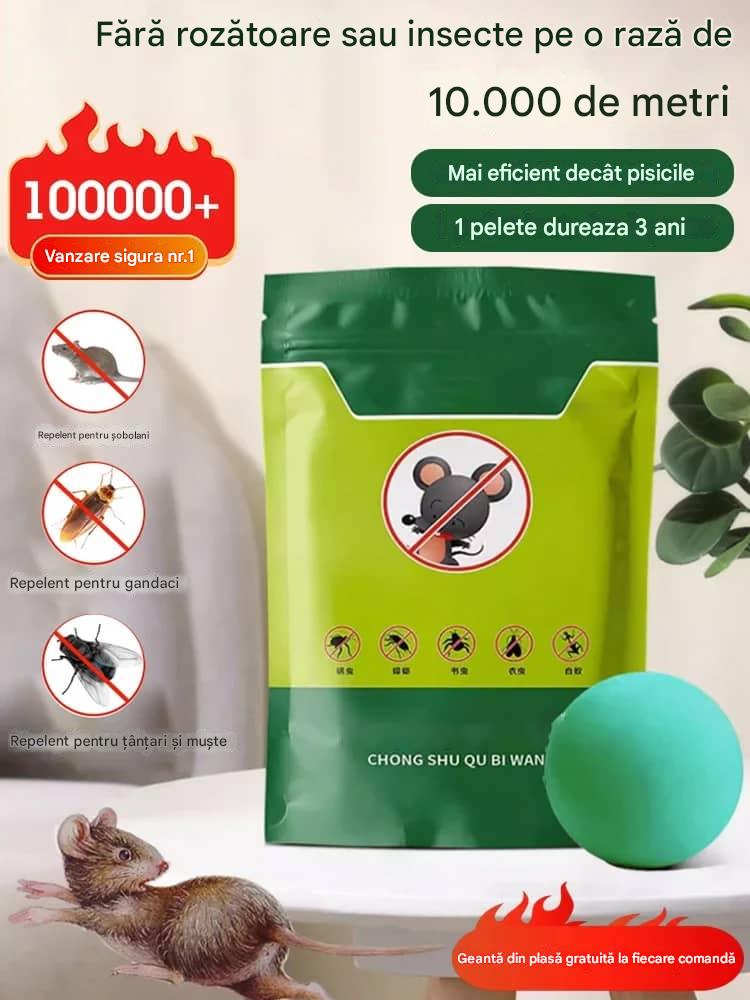 【5 vrecúšok (50 kapsúl)】【Super nízka cena - 🔥 Posledné tri dni】 Účinné tabletky proti potkanom a hmyzu s kvetmi ľadových kryštálov.