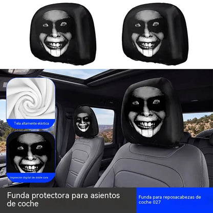 4 piezas 26 €- Funda de cojín para asiento de coche con expresión divertida