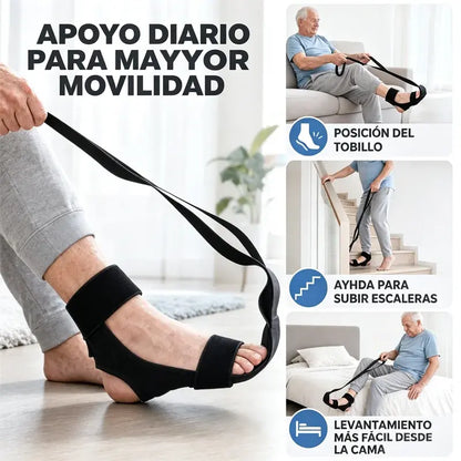 Cinturón de estiramiento para yoga y fitness