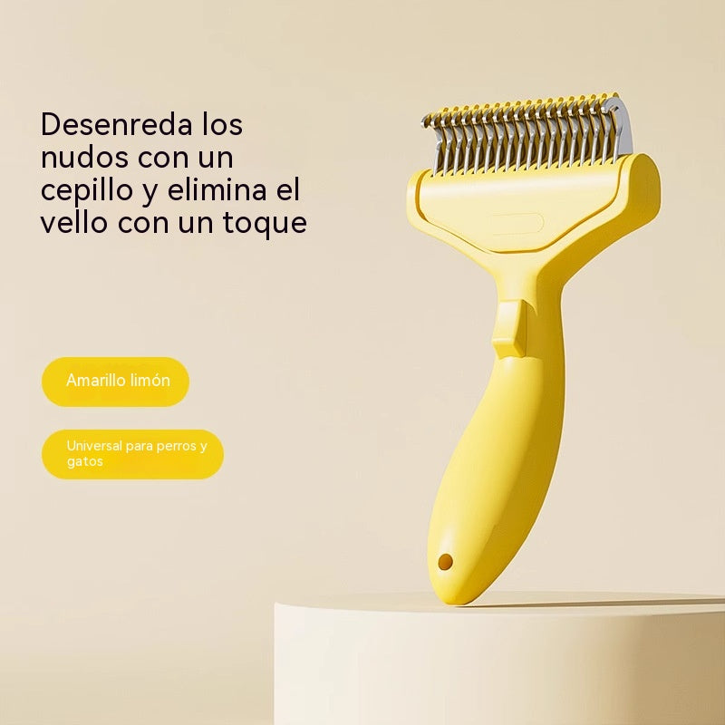 🔥🔥Peine para mascotas, un cepillo especial para eliminar el pelo suelto de perros y gatos.