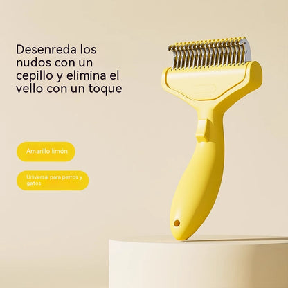 🔥🔥Peine para mascotas, un cepillo especial para eliminar el pelo suelto de perros y gatos.