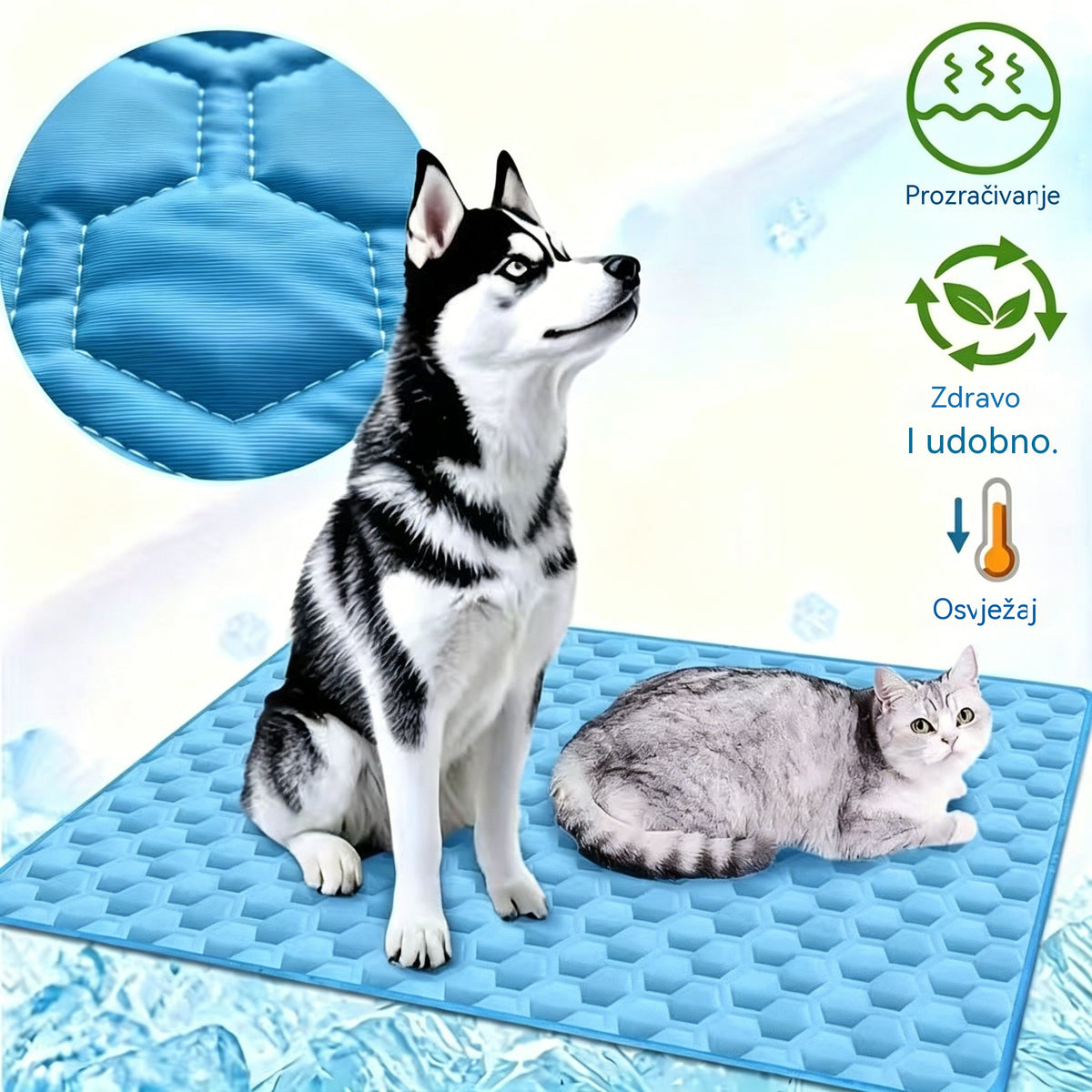 🧊🐶 Prostirke za hlađenje za pse i mačke - neka vaši voljeni ljubimci budu hladni i udobni ovog ljeta! 🐱✨