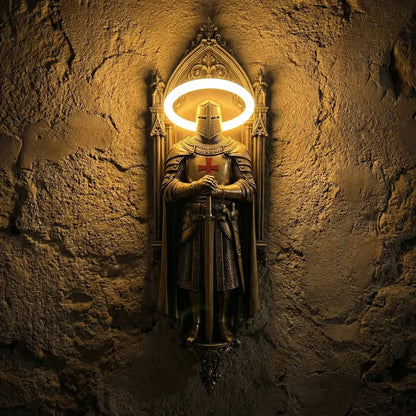 🛡️ Zidna lampa za viteza srednjovjekovnog dvorca, ugodna zidna lampa s toplim svjetlom⚔️✨