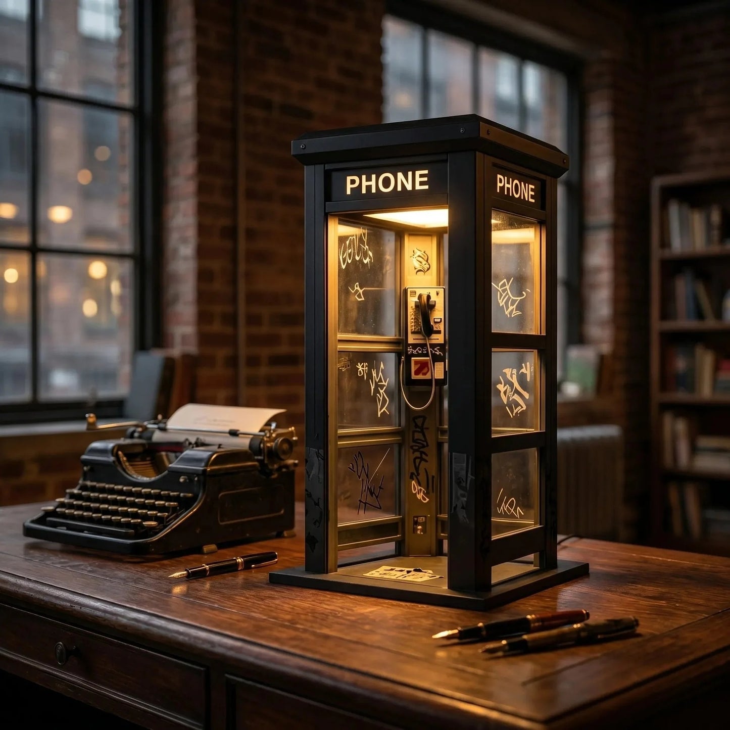 ✨⏰ Ambijentalna rasvjeta u obliku retro telefonske govornice u ograničenom izdanju: Nostalgičan dizajn koji stvara toplu i privlačnu atmosferu.💡📞