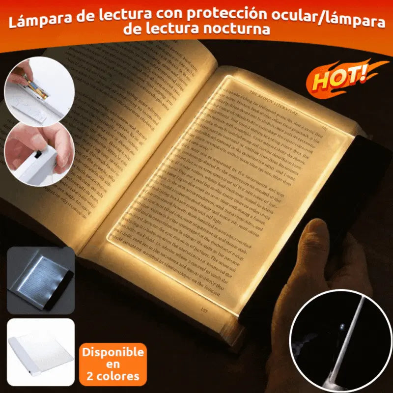 📜💡Svjetlo za čitanje s noćnim vidom i ravnim LED panelom, svjetlo za čitanje koje štiti oči