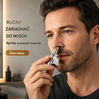 【2 kusy 20€】Mechanický manuálny zastrihávač chĺpkov z nosa vo vintage štýle