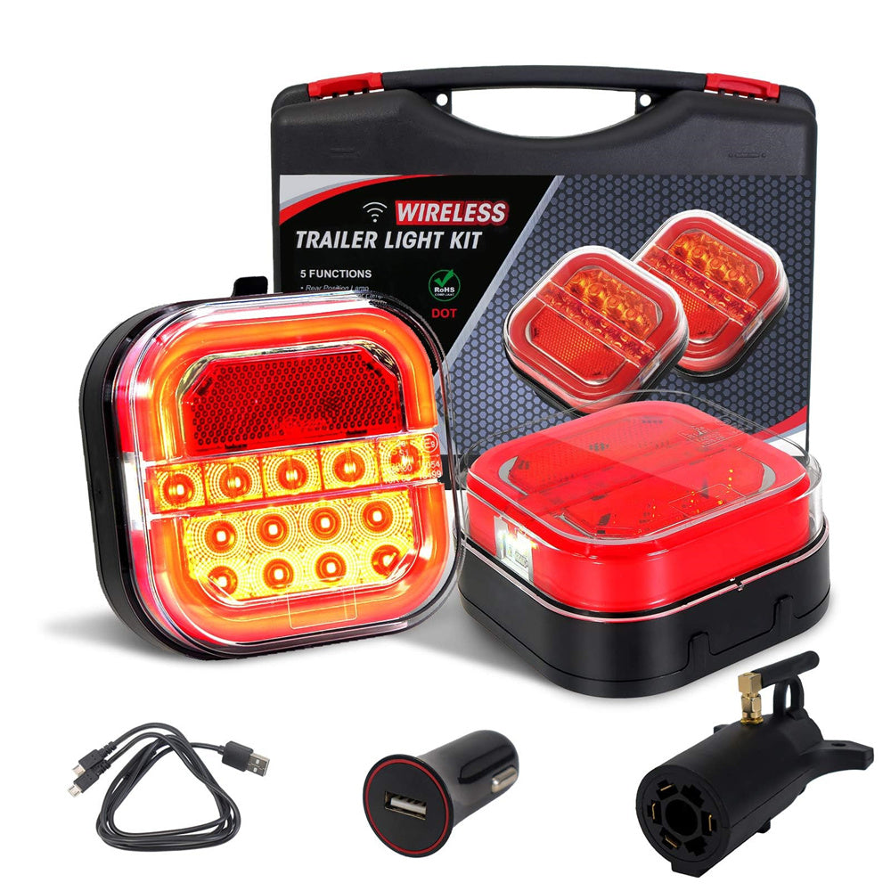 【Univerzálne 12V/24V】🚦 LED svetlá pre prívesy
