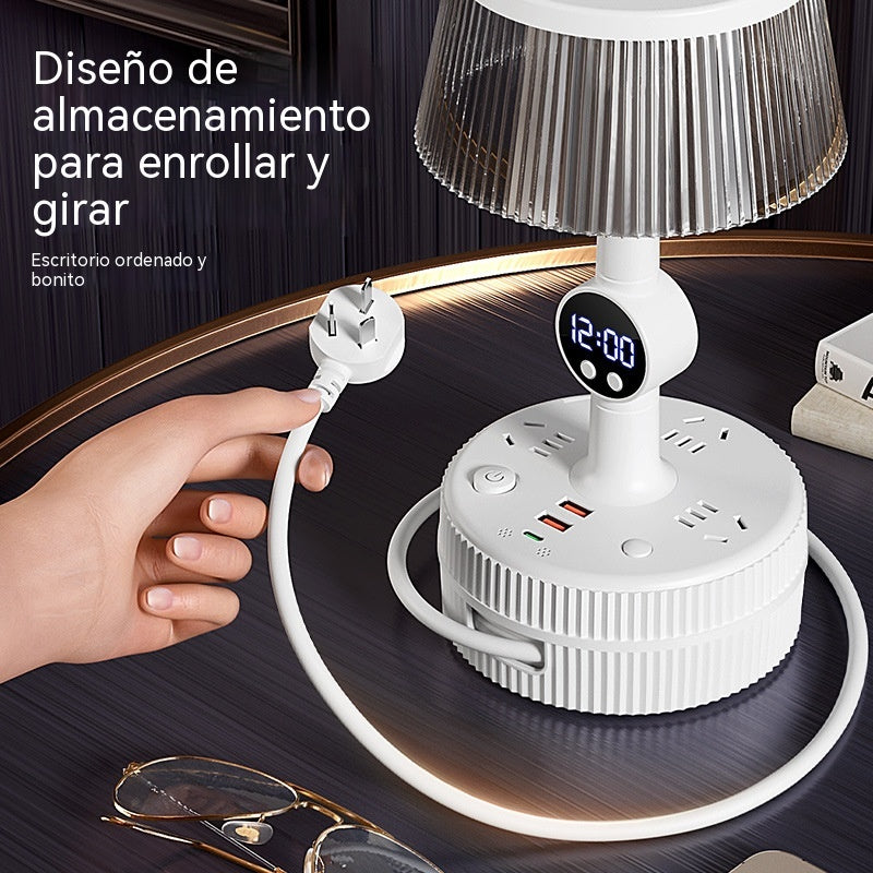 👍👍Portalámparas de mesa. Con control por voz y mando a distancia para luces nocturnas de dormitorio.