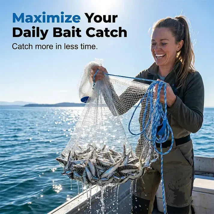 🎣 50% ZĽAVA NA OBMEDZENÝ ČAS! ✨ Podberák s jednoduchým nahadzovaním: odolná sieťovina, rýchlo sa potápajúci, všestranný 🌊