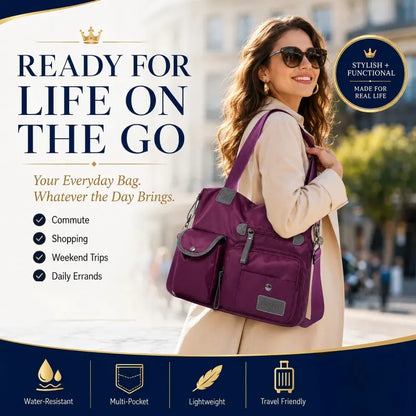 Bolso tote impermeable de gran capacidad para mujer