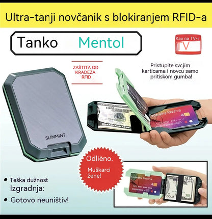 🔥RFID Pametni novčanik protiv krađe: Dizajniran posebno za vaše kartice i gotovinu, elegantan, lagan i siguran.
